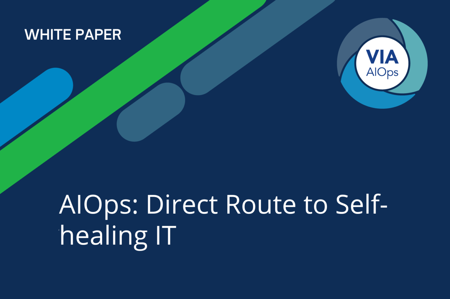 Banner for AIOps - Direct Route to Self-healing IT